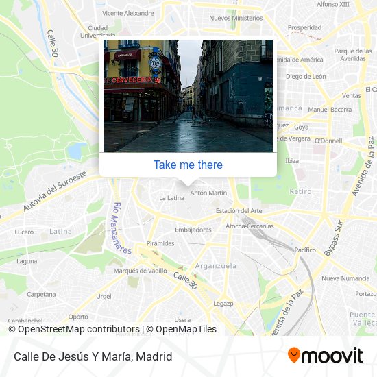 Calle De Jesús Y María map