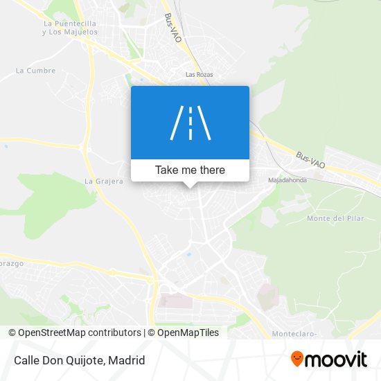 Calle Don Quijote map