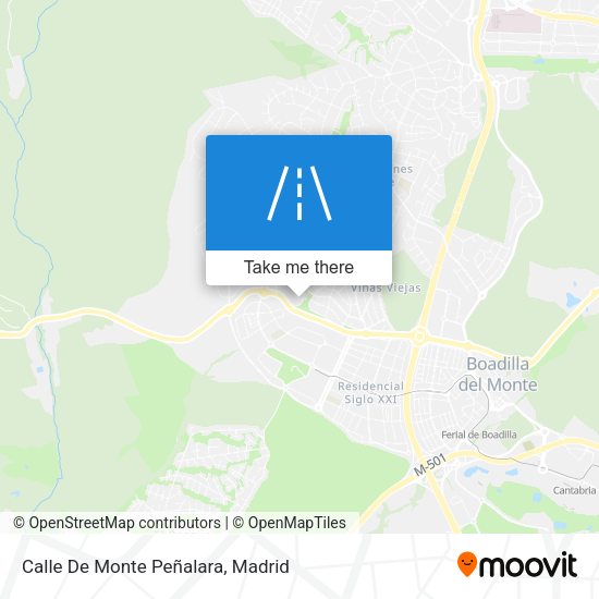 Calle De Monte Peñalara map