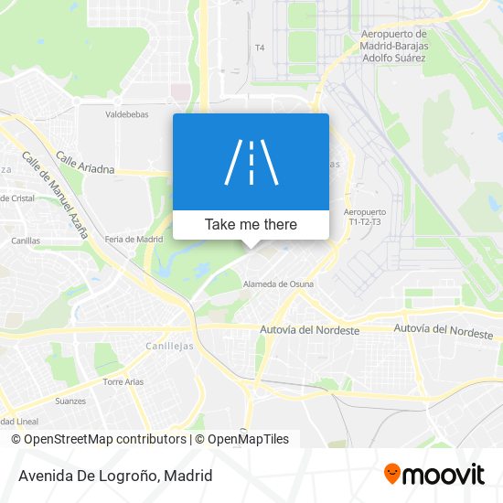 mapa Avenida De Logroño