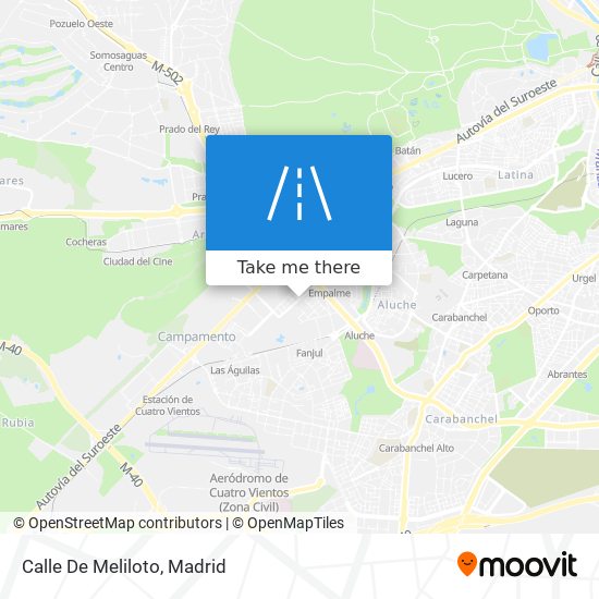 Calle De Meliloto map