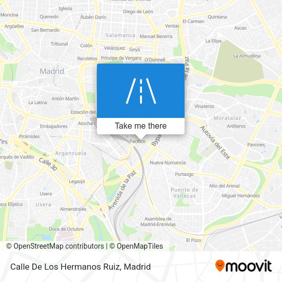Calle De Los Hermanos Ruiz map