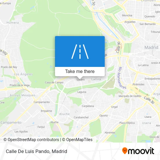 Calle De Luis Pando map