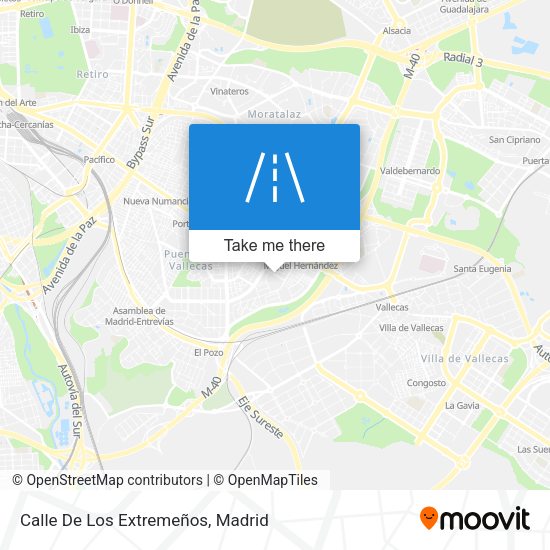 Calle De Los Extremeños map