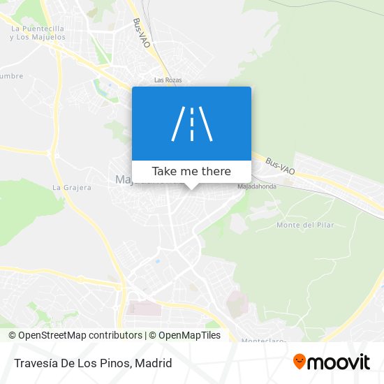 Travesía De Los Pinos map