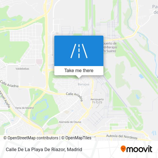 Calle De La Playa De Riazor map