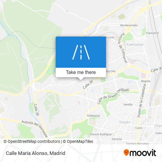 Calle María Alonso map