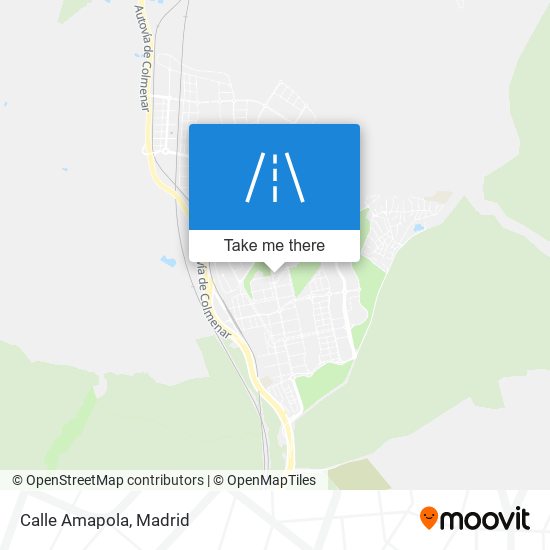 Calle Amapola map