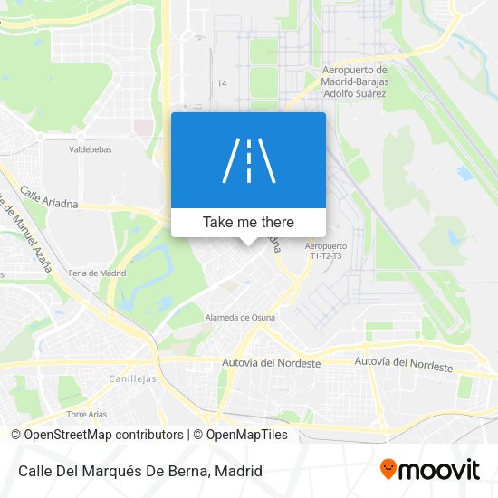 Calle Del Marqués De Berna map