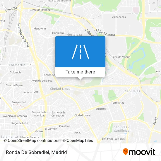 Ronda De Sobradiel map