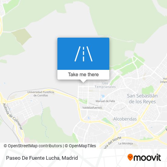 Paseo De Fuente Lucha map