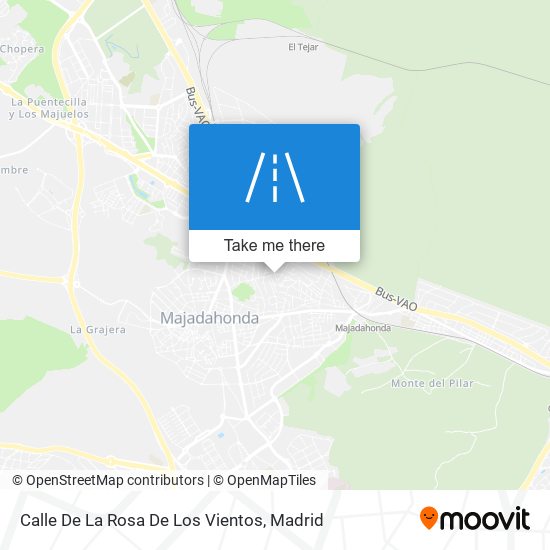 Calle De La Rosa De Los Vientos map