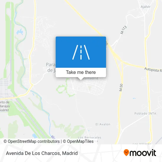 Avenida De Los Charcos map