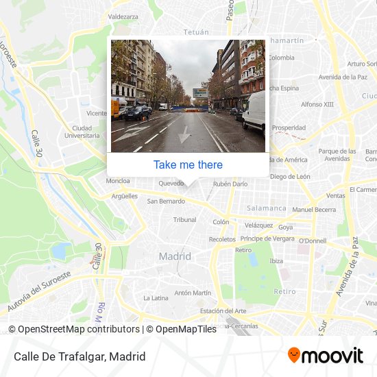 mapa Calle De Trafalgar