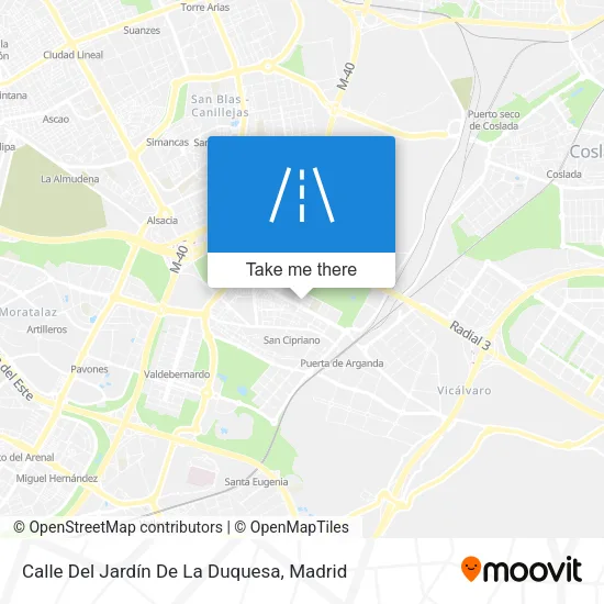 Calle Del Jardín De La Duquesa map