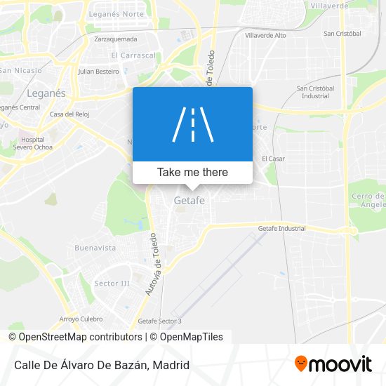 Calle De Álvaro De Bazán map