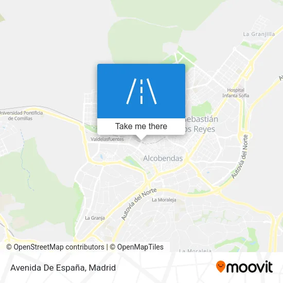 mapa Avenida De España