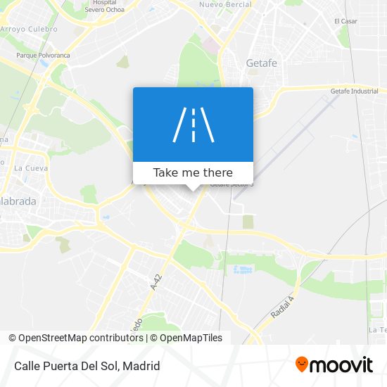 Calle Puerta Del Sol map