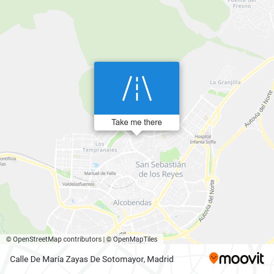 Calle De María Zayas De Sotomayor map