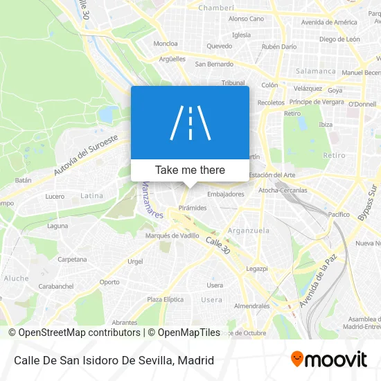 Calle De San Isidoro De Sevilla map