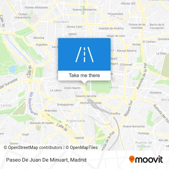 Paseo De Juan De Minuart map