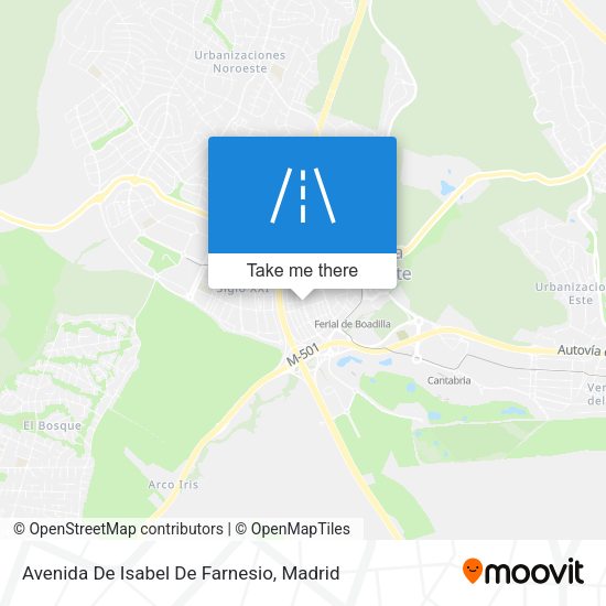 Avenida De Isabel De Farnesio map
