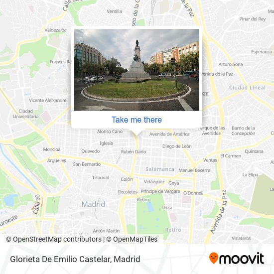 mapa Glorieta De Emilio Castelar