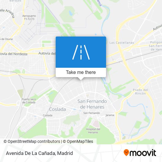 Avenida De La Cañada map