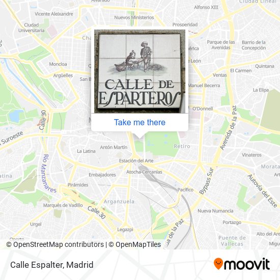 Calle Espalter map