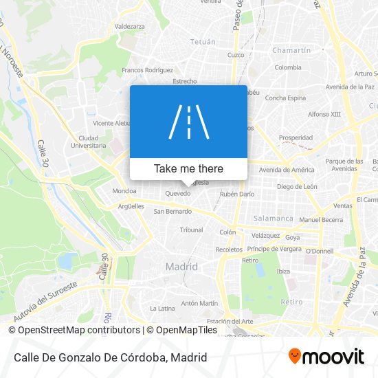 Calle De Gonzalo De Córdoba map