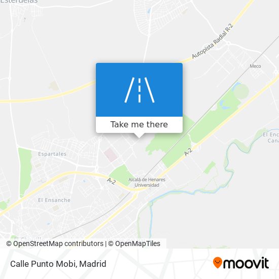 Calle Punto Mobi map