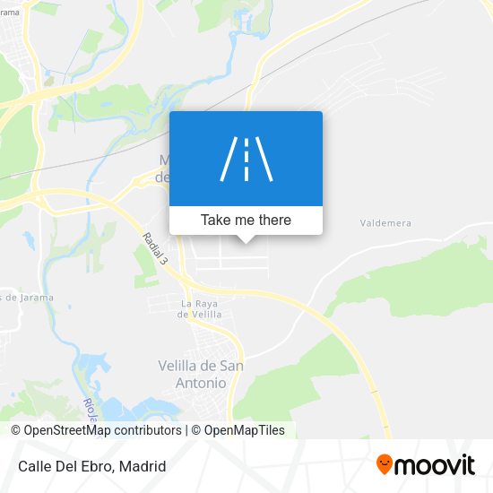 Calle Del Ebro map