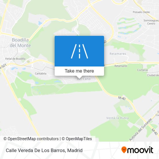 Calle Vereda De Los Barros map
