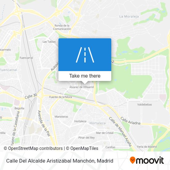 Calle Del Alcalde Aristizábal Manchón map