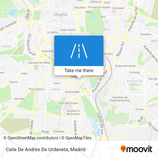 Calle De Andrés De Urdaneta map