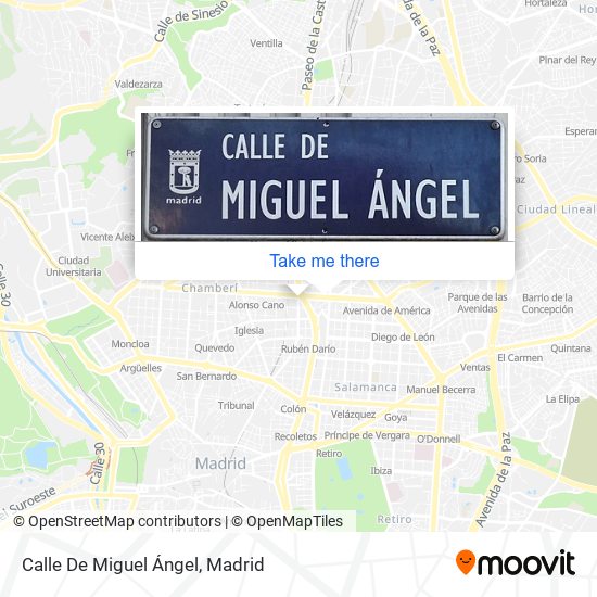 Calle De Miguel Ángel map