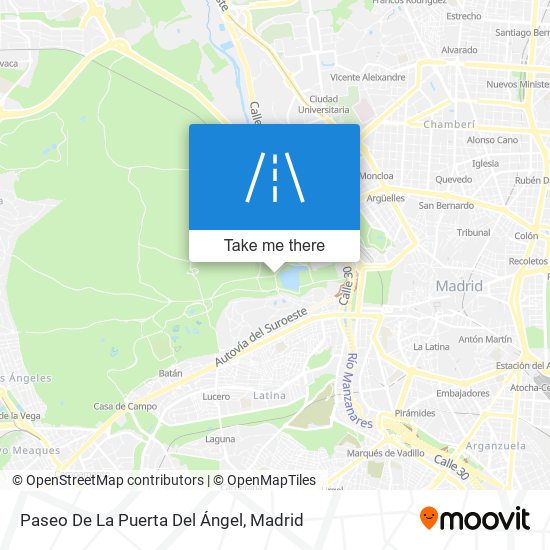 Paseo De La Puerta Del Ángel map