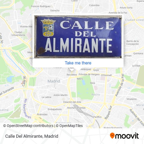 Calle Del Almirante map