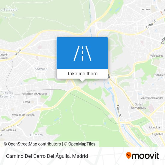 Camino Del Cerro Del Águila map
