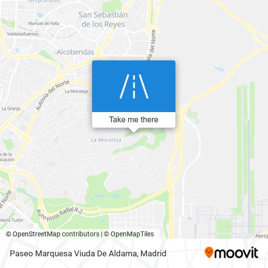 mapa Paseo Marquesa Viuda De Aldama