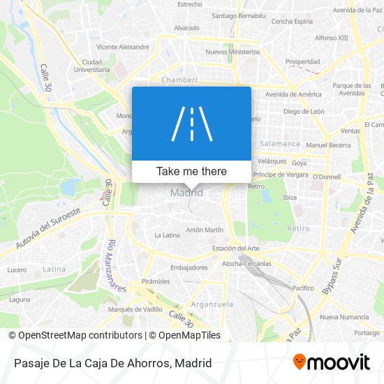 Pasaje De La Caja De Ahorros map