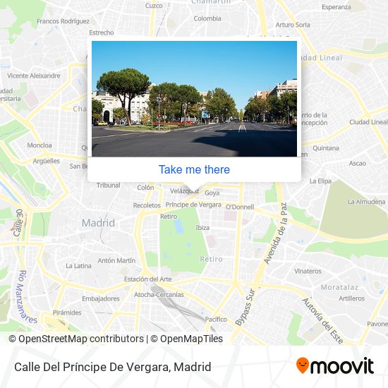 How to get to Calle Del Príncipe De Vergara in Madrid by Metro, Bus or