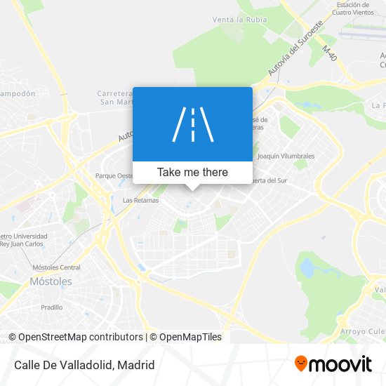 mapa Calle De Valladolid