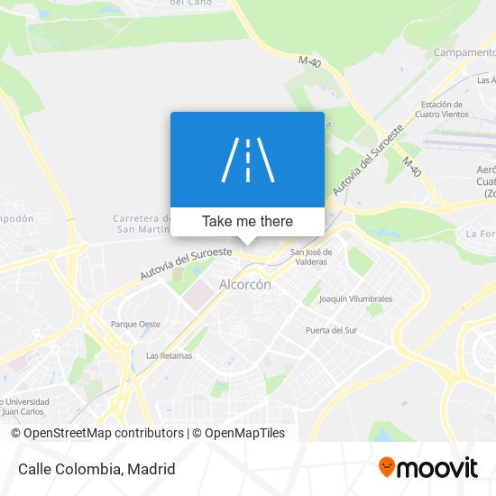 Calle Colombia map