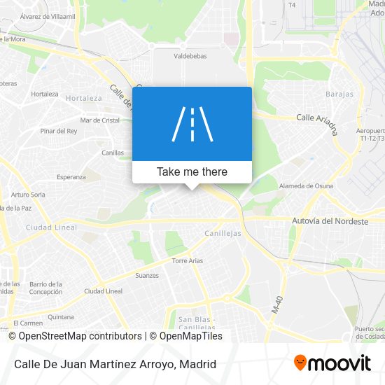Calle De Juan Martínez Arroyo map