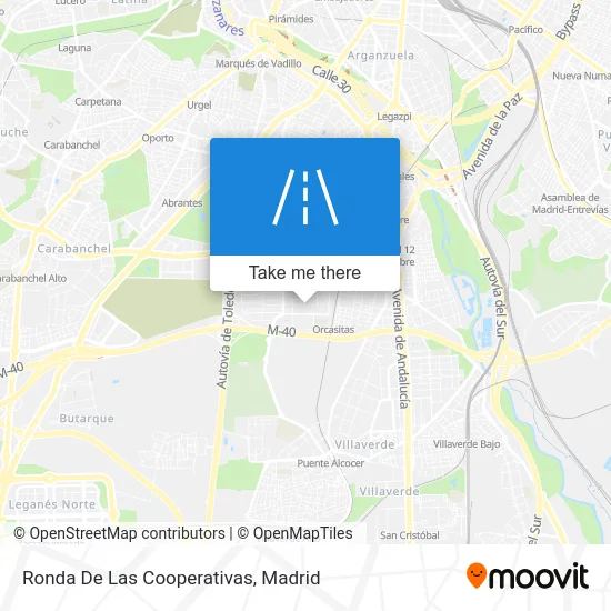 Ronda De Las Cooperativas map
