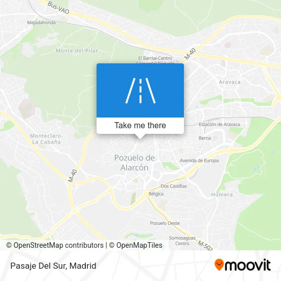 Pasaje Del Sur map