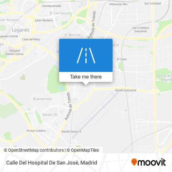 Calle Del Hospital De San José map