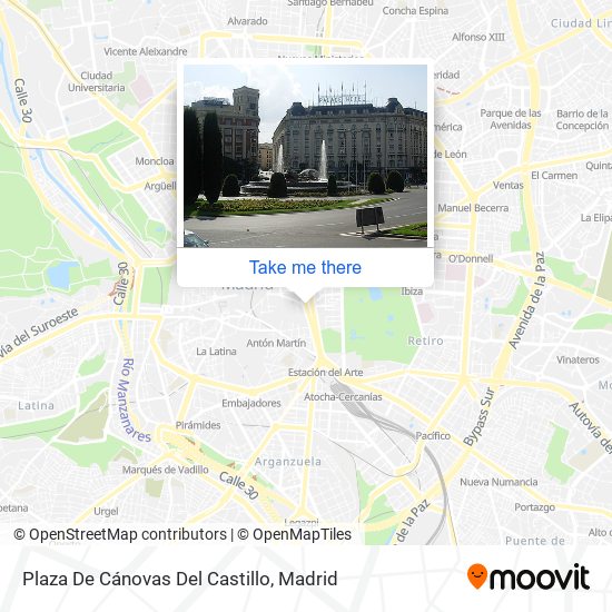 Plaza De Cánovas Del Castillo map