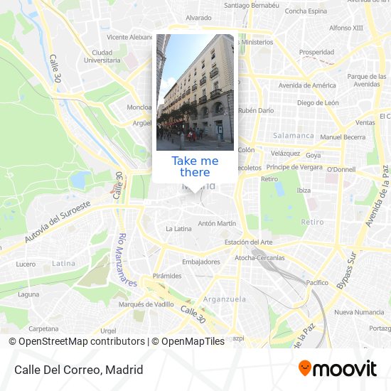 Calle Del Correo map